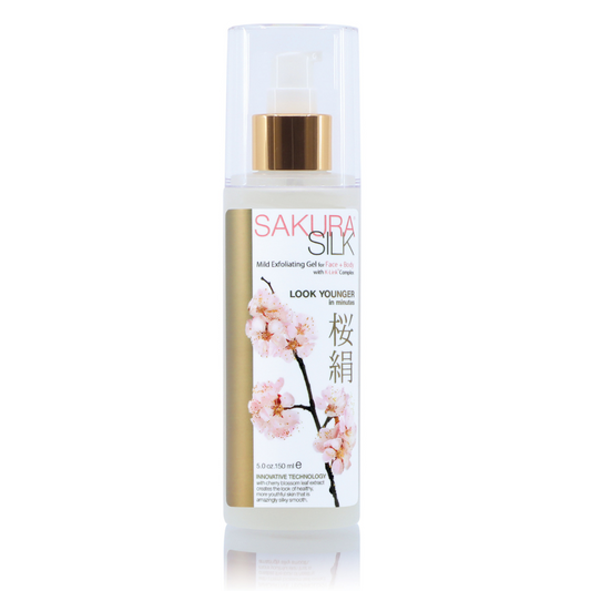 Sakura Silk Mild Exfoliating Gel for Face & Body